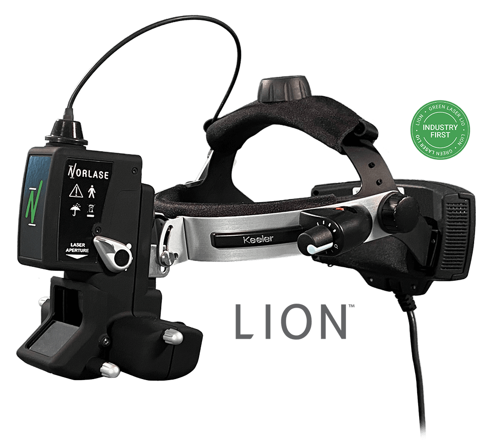 Laser Indirect Ophthalmoscope (LION) equipment from Norlase